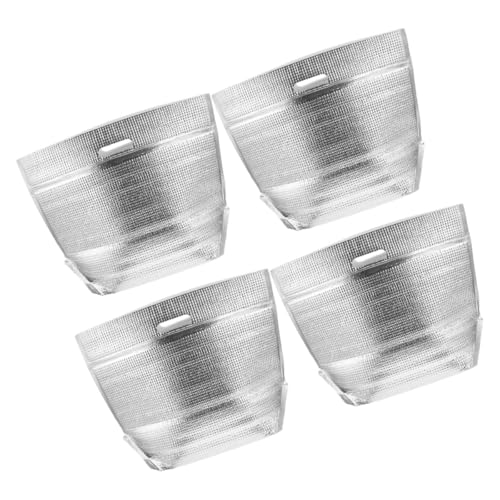Zerodeko Reusable (42x31x16cm Lunch Bags Insulated 4pcs with Zipper and Handle, Portable Thermal Cooler Bags Household Food Storage Cooler Pouches