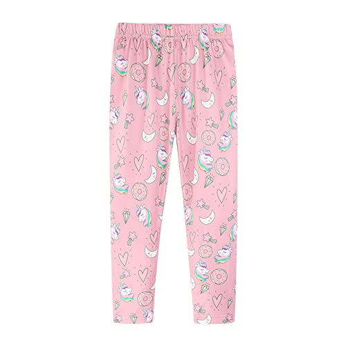 Image of Mud Kingdom Little Big Girls Leggings Cute Printing Polyester Stretchy Fashion Spring Summer