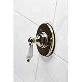 Kingston Brass KS3032PL Single-Handle Three-Way Diverter Valve with Trim Kit, Polished Brass - Image 5