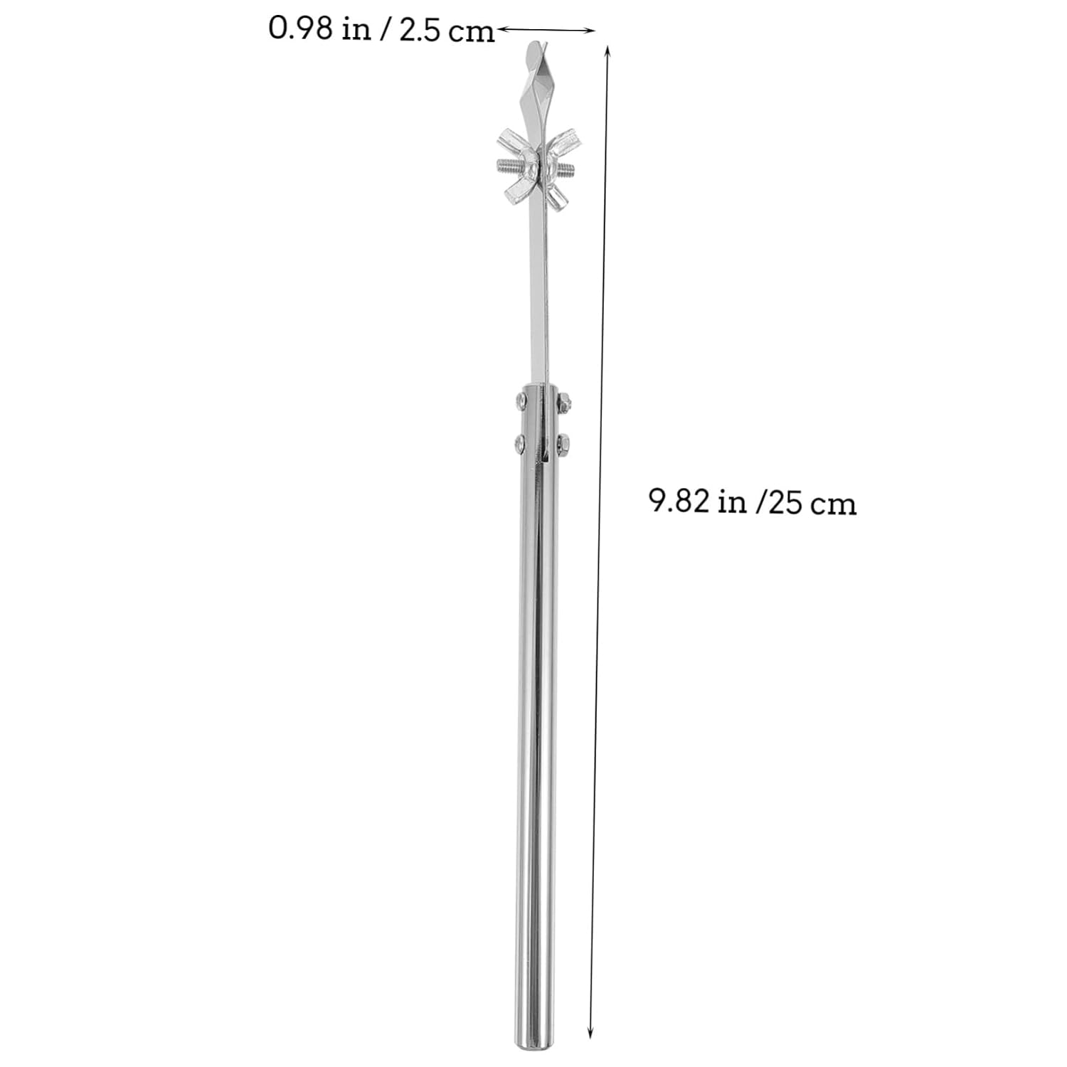 VALICLUD Stainless Steel Thermometer Clamp Laboratory Clip Scientific Thermometer Holder for Labs Schools Home Science Experiments