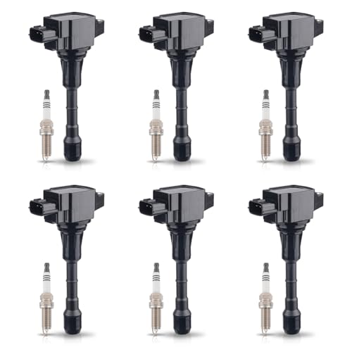 ENA Set of 6 Iridium Spark Plug and 6 Ignition