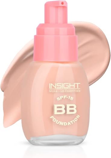 INSIGHT BB Foundation | Medium Coverage|2-in-1 Formula|Hydrating &amp; Long-Lasting | Lightweight Finish for Everyday Use - Ro...