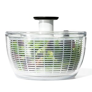 OXO Good Grips Large Salad Spinner – 6.22 Qt., White