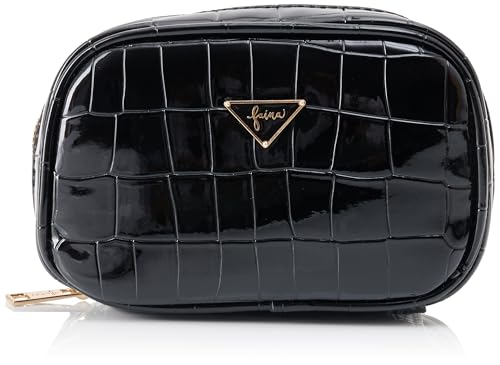 Trousse de toilette femme noir nolie compacte pour résoudre le manque de place dans la valise