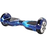 Robway W1 Hoverboard | 𝐃𝐀𝐒 𝐎𝐑𝐈𝐆𝐈𝐍𝐀𝐋 ® Hoverboards für Kinder Jugendliche & Erwachsene - APP Steuerung - 𝟮 x 𝟯𝟓𝟬 Watt Motoren - Self-Balance Funktion - Bluetooth (Space Blau)