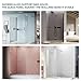 Telescopic Frameless Shower Door - 28'' to 48'' Glass Support Arm, Fits 5/16'' to 3/8'' Thick Shower Glass