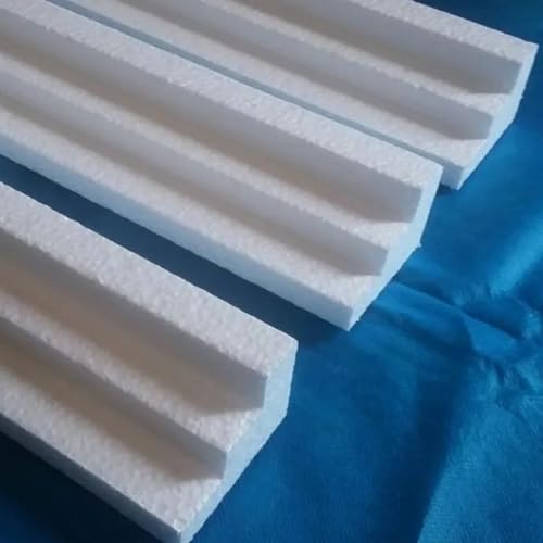 Moldura roda teto decoração em isopor EPS modelo 5cm kit com 20 metros KUAD3D5