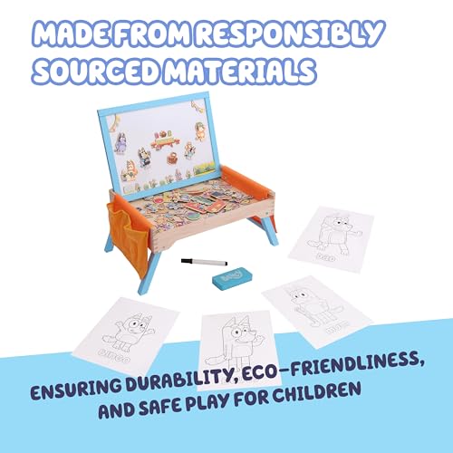 Image of Bluey Art Creation Station, 100 Magnets & Whiteboard Lid