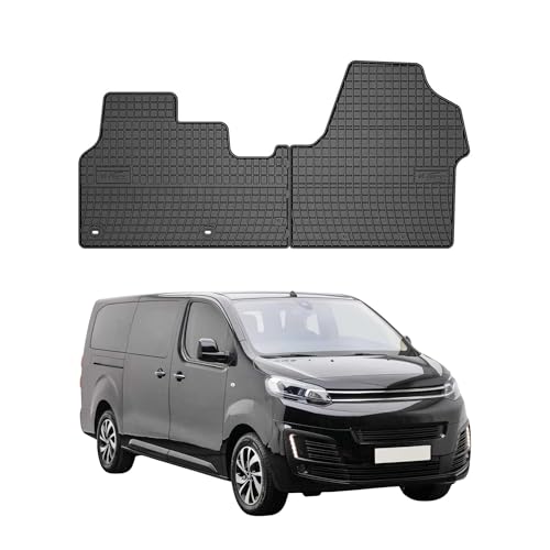 OMAC Tapis de Sol pour Citroen Jumpy 2016-2026 Noir Caoutchouc