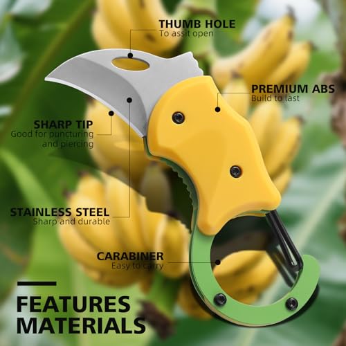 Image of Small Pocket Knife for Men,Pocket Utility Knife with 1.38''Sharp Blade,Cute Folding Knife Box Cutter,Mini EDC Knives for Everyday Carry,Ideal Gifts for Men and Women(Yellow)