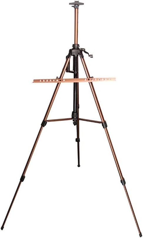 Colourful Aluminium Hand Crank Easel Sketching Portable Liftable Stand Sketching Board Easel