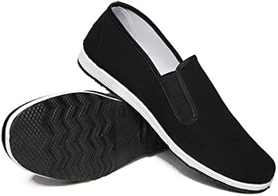 Chinese Traditional Old Beijing Shoes Kung Fu Tai Chi Shoes Rubber Sole Unisex Black