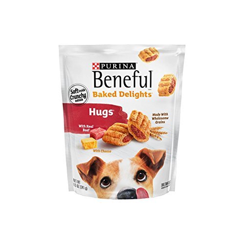 Purina Beneful Baked Delights Hugs Dog Treats - 8.5 oz. Pouch, Pack of 1