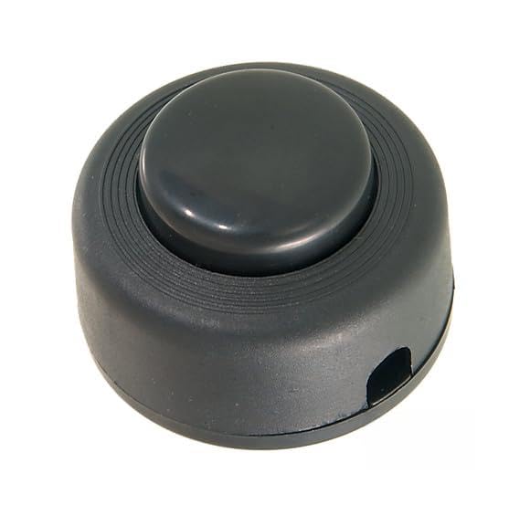 B&P Lamp® On/Off, Push Button Floor Switch (Black)