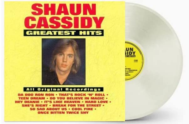 Shaun Cassidy Greatest Hits - Exclusive Limited Edition Translucent Natural Colored Vinyl LP