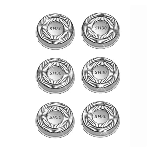 6 �����p�V�F�[�o�[�w�b�h SH30 SH50 SH70 SH90 Norelco �V���[�Y 1000 2000 ���݂��� S1020 S1050 S1060 �u���[�h�A�Z���u���ƌ݊�������(SH30)
