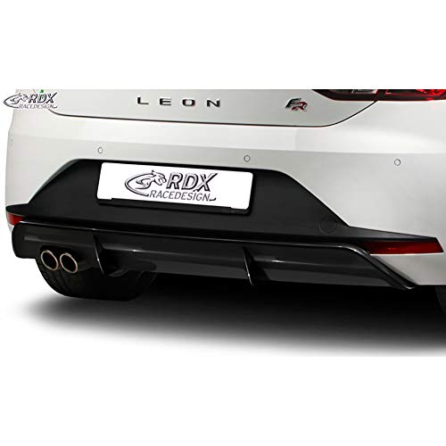 Diffusor para Seat Leon 5F FR SC RDX Racedesign faldon trasero ABS negro 5