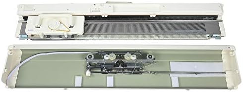 Luqeeg Manual Knitting Machine, 200 Stitches Stainless Steel Trimmer Knitting Machine Kit Machine Kit Sewing Accessories for DIY Scarf Hat Sock, 4.5 mm Needle Pitch