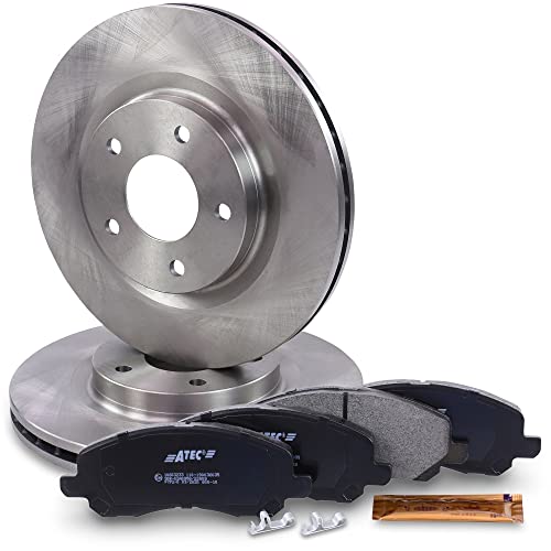 ATEC Germany Bremsenset Vorderachse inkl. Bremsscheiben Ø 294 mm Belüftet + Bremsbeläge Vorne