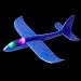 Ajcoflt Aviones Planeador,Avión de Lanzamiento Volador con luz LED de Destello,18.9" Lanzar...