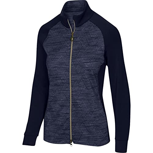 Veste herringbone Greg Norman bleu marine en taille S pour homme