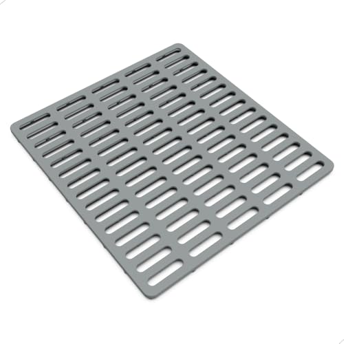 Cukwily Kitchen Sink Mat, Sink Protector, Silicone Mat, Heat Resistant, No Smell, Raised Feet, 12.2” x 11.34”