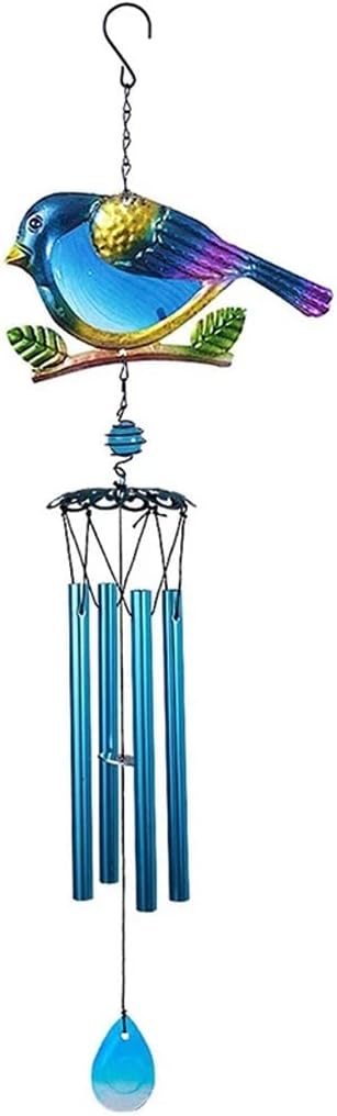 Wind Chimes Outdoor Indoor Decor Windchime, Mobile Romantic Blue Bird Wind Chimes for Home Festival Garden Decoration