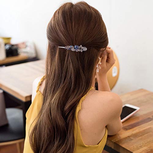 Pinces crocodiles vintage de qualité supérieure avec strass pour coiffure chic