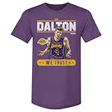 500 LEVEL Dalton Knecht Los Angeles Lakers Men's Premium T-Shirt - Dalton Knecht Los Angeles Lakers Trust WHT (Heather Purple, X-Large)