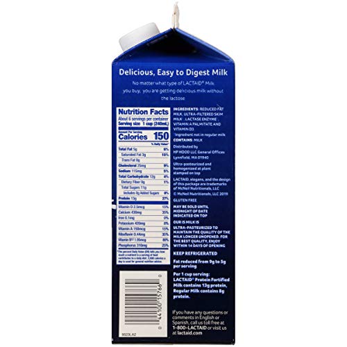 Lactaid Protein 2% Reduced Fat Milk, 52 oz