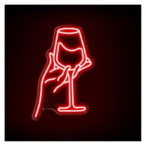 Gobelet pour enseignes au néon LED afin de raviver les murs d'un restaurant