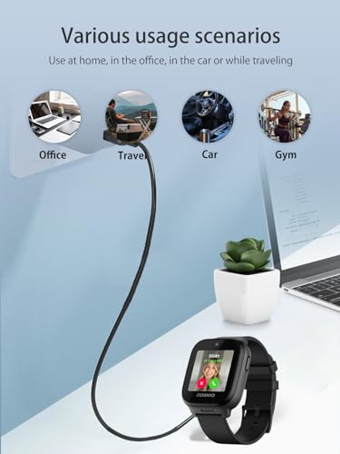 Chargeur magnétique JrTrack 5 noir : pack de 2 câbles USB stables de 1m - 7