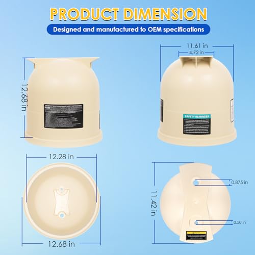 178561 Pool Filter Lid Replacement Lid Assembly for Pentair Clean & Clear CC150 CC75 CC200 Predator Cartridge Filters, Compatible with Cartridge & D.E. Models, Replaces 178561 160317 160318 178555 by Yoursme - Used condition - Image 2