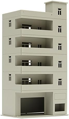 NEW * HO Scale * Modern 5 Story Apartment Building * 4" X 2-1/2" X 7-5/8" * EZ Assembly 477219