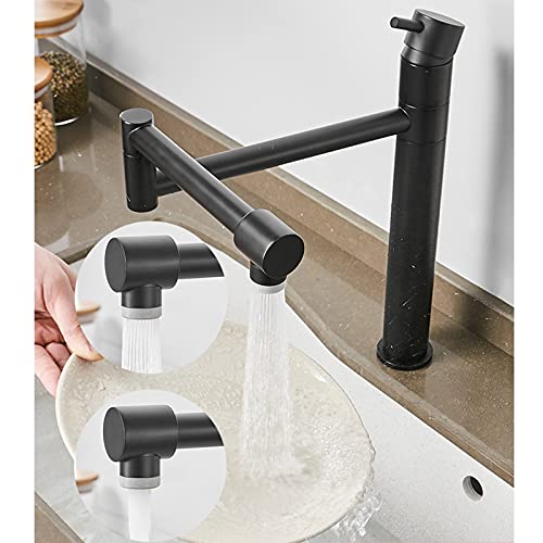 Pommeau de douche pour robinet de cuisine rétractable et orientable - 7