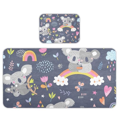 OTVEE Baby Koala Ice Mat with Silk for Summer Sleep
