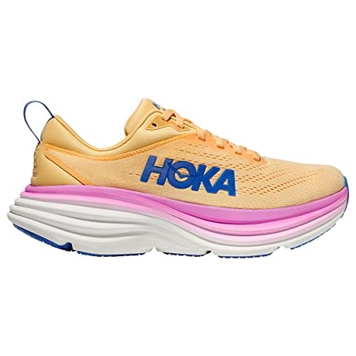 HOKA ONE ONE Bondi 8 Hardloopschoenen voor dames, Geel, 40.5 EU