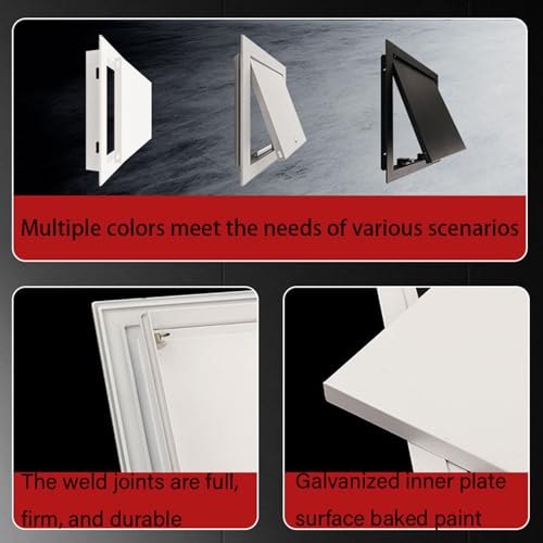 Panneau d'accès verrouillable pour sécuriser le trou de plafond noir - 3