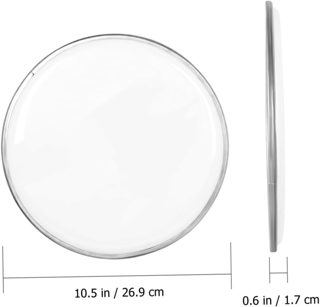VANZACK 8 Inch Double-Layer Drum Heads Covers 2 Drum Replacement Covers for Percussion Instruments