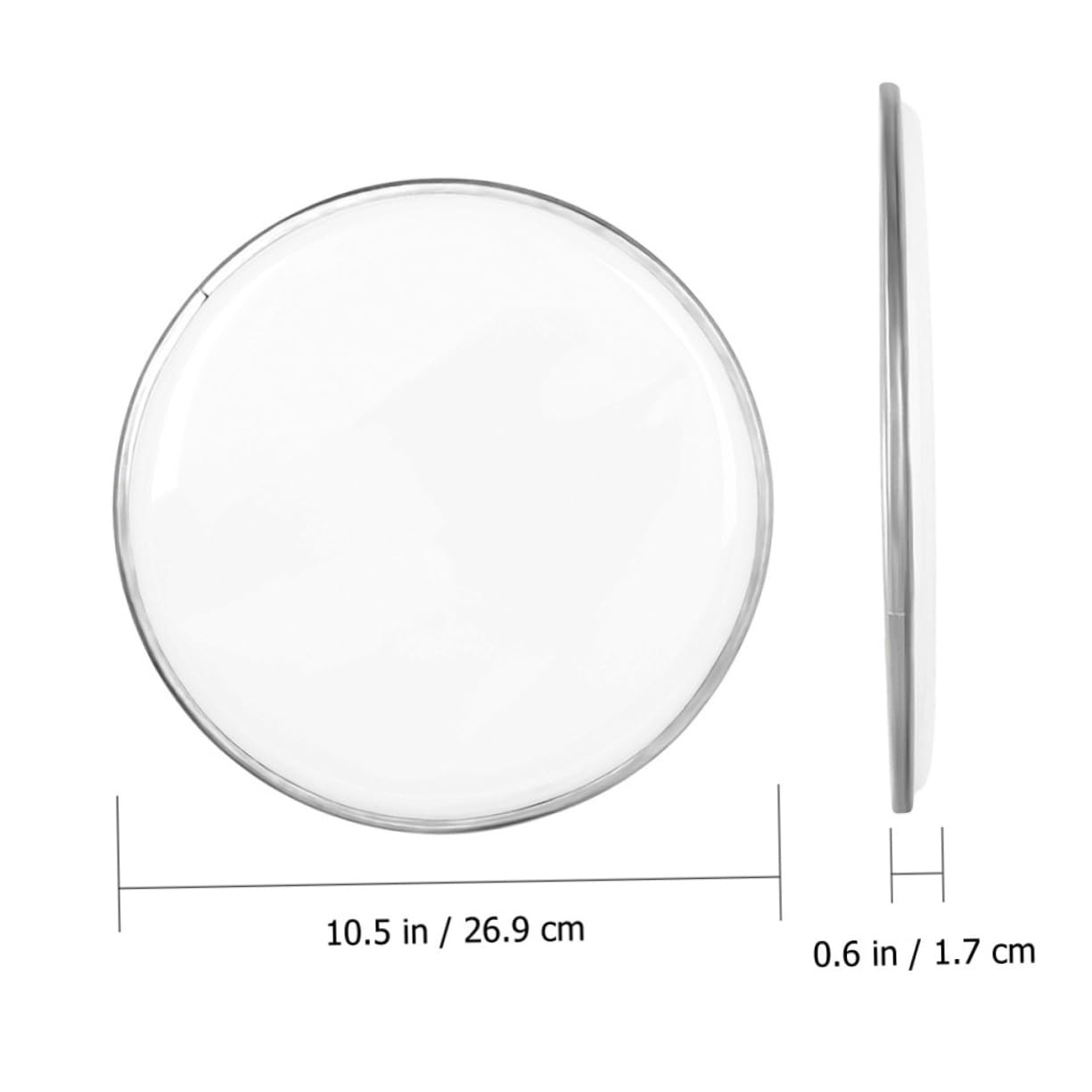 VANZACK 4pcs Drum Replacement Skin Transparent Drum Heads for Jazz Percussion Instruments Easy to Install Lightweight Enhances Sound Quality for Musicians