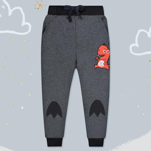 Toddler Boy Girl Cartoon Pattern Sweatpants Cotton Drawstring Elastic Waist Sport Jogger Pants with Pocket Girls2