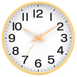 12 Zoll Holz Runde Stille Wanduhr Weiße Holz Wanduhren Analoge Digital Batterie betrieben Nicht Ticking für Wohnzimmer Küche Schlafzimmer Büro Vintage Home Decor