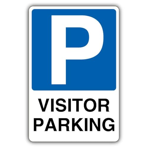 Parking obligatoire bleu autocollant pour organiser les places de stationnement