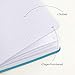 Clever Fox Dotted Notebook – Dot Grid Bullet Numbered Pages Hard Cover Notebook Journal With Thick 120g Paper and Pen Loop, Stickers, 3 Bookmarks, Smooth Faux Leather, 5.12'' x 8.27'' – Sky Blue