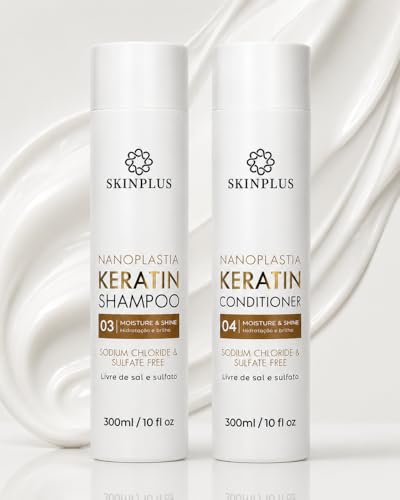 Image of SKINPLUS NANOPLASTIA KERATIN SHAMPOO And CONDITIONER SET 300mlx2