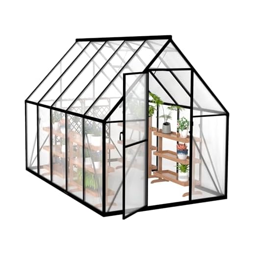 Siebwin 10 Stück 12 Löcher Samen Starter Tabletts Seedling Tablett Feuchtigkeit einstellbare Pflanze Starter Kit mit Kuppel und Basis Gewächshaus wachsen Tabletts für Die Garten Schwarz 11 YRHome Premium Gewächshaus Aluminium 280x180x195cm 5.04m² Begehbares Garten-Gewächshaus mit verstärktem Fundament & Dachfenster & Tür Wetterfest & temperaturbeständig für Tomaten, Gemüse & Pflanzen