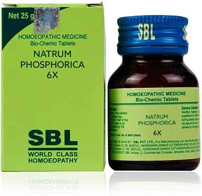 Shophomeo® Natrum Phos 6X Tabs (Dietary Supplement) | 25 Grams X 2 Bottle