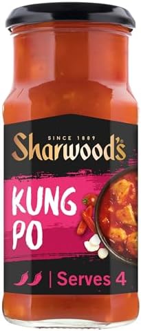 Sharwood's Kung Po Sauce, Sweet & Sticky Stir-Fry, 425 g Jar (1-Pack)