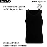 BRUBECK Męski podkoszulek | tank top | t-shirt bez rękawów | oddychająca koszulka bez rękawów | koszulka pod pachami bez szwów | T-shirt bez rękawów | tank top męski | 55% bawełna | SL00068A