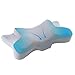 Coussin de nuque en mousse à mémoire de forme pour coussin de nuque pour dormir sur le dos et dormir sur le ventre